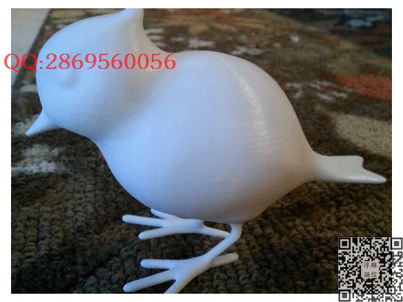 小鸟 圆圆2_STL圆雕图立体模型3d打印核雕精雕图浮雕图